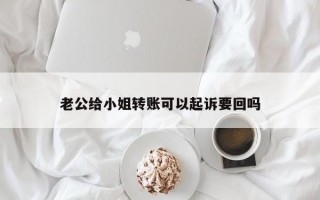 老公給小姐轉賬可以起訴要回嗎
